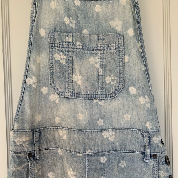 Free People Chambray Overalls - Picture 3 of 6